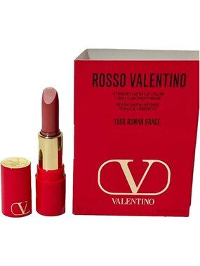 Striking Satin Lip Color - Long-Lasting Mini Travel Size Lipstick 0.03 oz